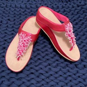 Fitflop Hot Pink Cha Cha Thong Sandals